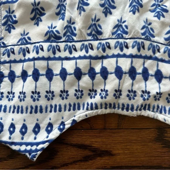 beachlunchlounge summer dress Blue and White Sleeveless Summer Dress - Picture 12 of 14